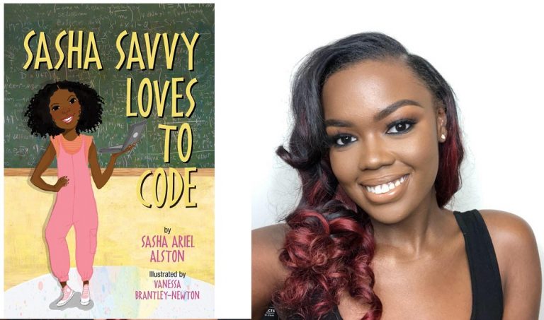 Teenager Sasha Ariel Alston encouraged Coding with Book
