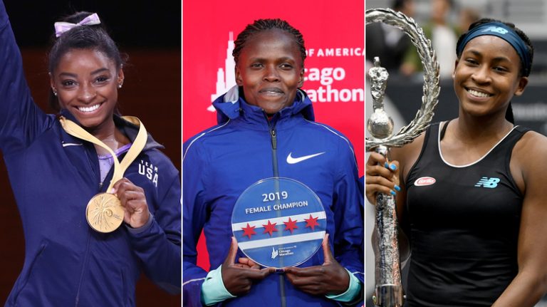 Remember the names – Simone Biles. Coco Gauff. Brigid Kosgei