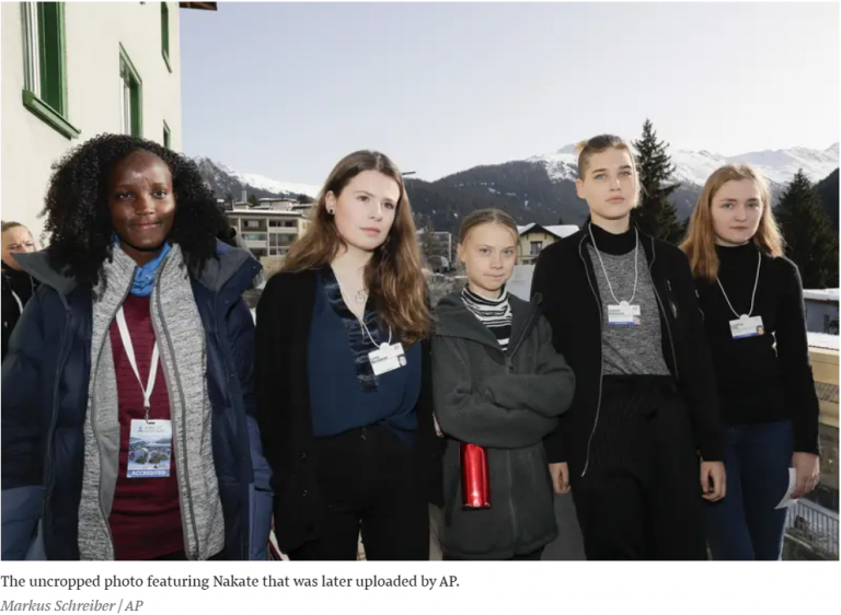 What it means when a black person is removed from an important photo!